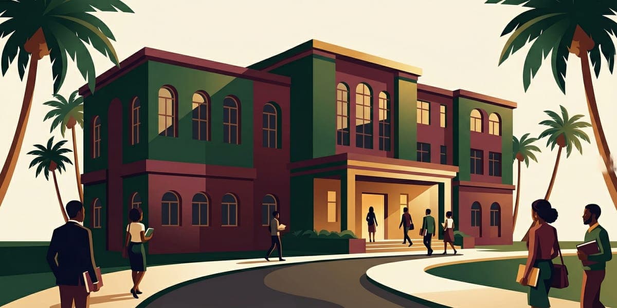 The Nigerian Law School building in Lagos